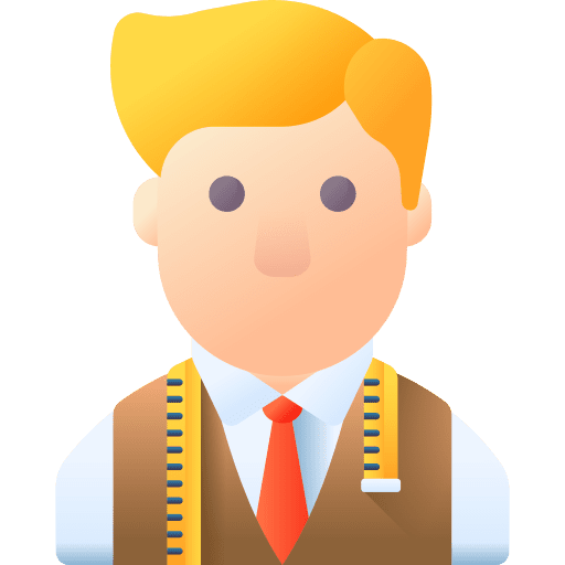 Tailor handcraft professions and jobs tailor icon