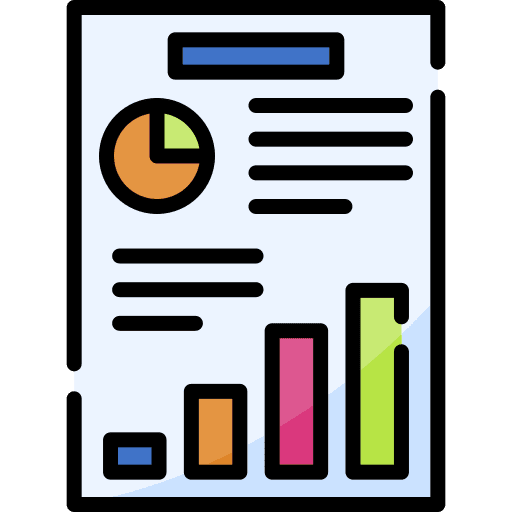 Business report report business and finance file icon