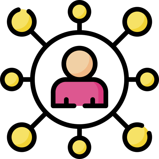 User organization community manager connection icon