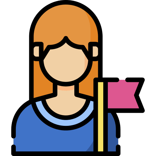 Leader person user ambassador icon