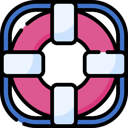 Life buoy security lifesaver floating icon