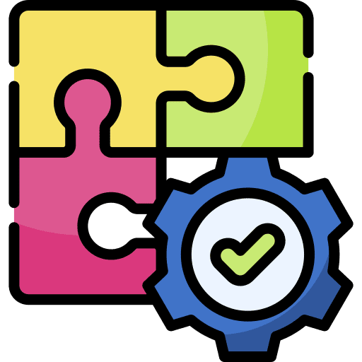 Problem solving strategy game brainstorm icon