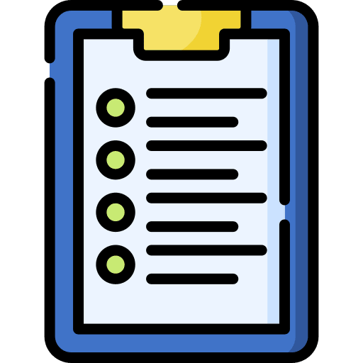 Clipboard tools and utensils verification clipboard icon