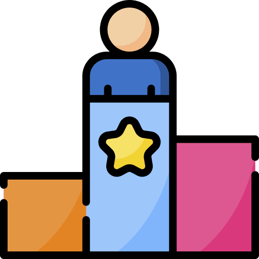 Podium star best outstanding icon