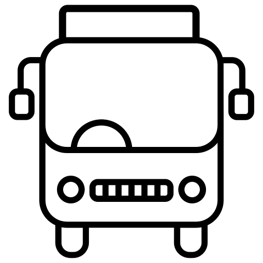 Bus transfer electric bus public transport icon