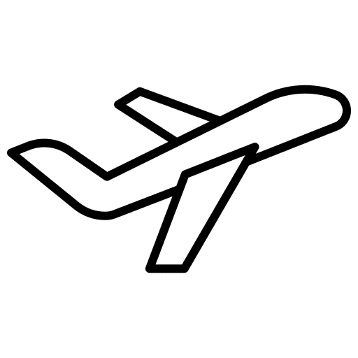 Flight transportation flying flight icon