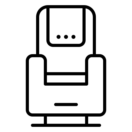 Seat airline travel airplane icon