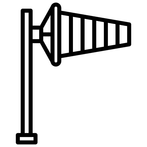 Flag wind forecast weather icon