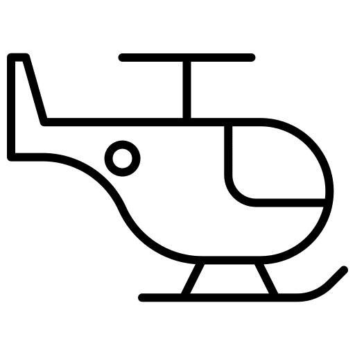 Helicopter helicopter emergency travel icon