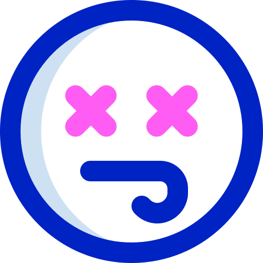 Dead dead smileys feelings icon