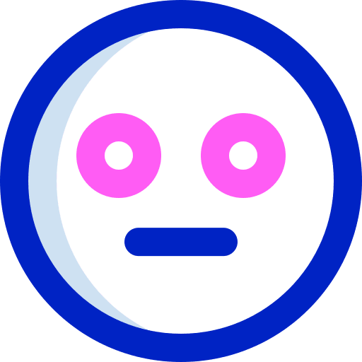 Flushed emoticon smileys feelings icon