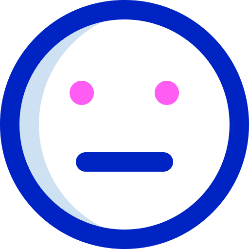 Neutral smileys feelings neutral icon