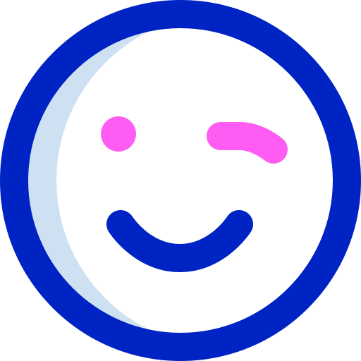 Winking feelings emoticon smileys icon