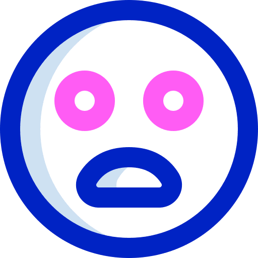 Cowardly smileys emojis feelings icon