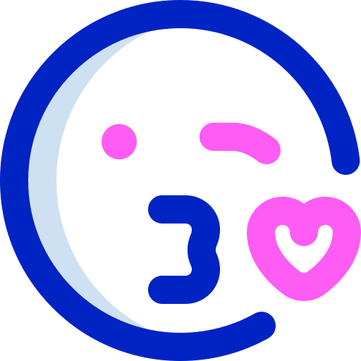 Kiss feelings smileys kiss icon