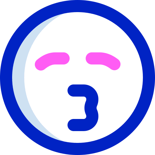 Kissing feelings kissing emoticon icon