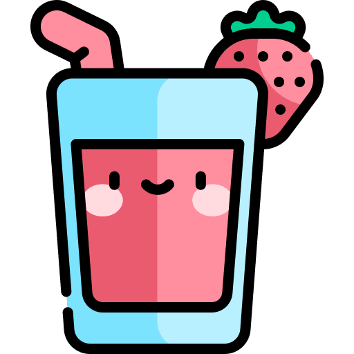 Chicha de frutilla drink peru peruvian icon