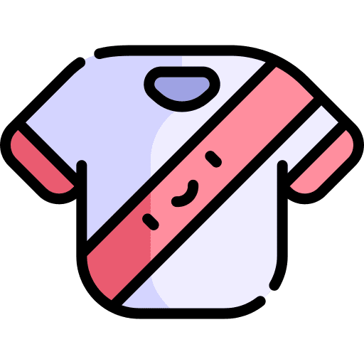 Jersey football sports and competition tshirt icon