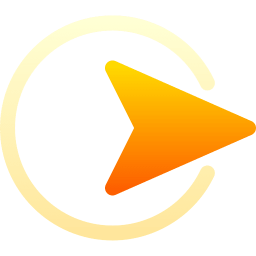 Pointer circle arrow selection icon