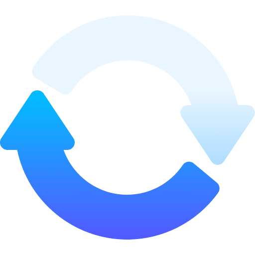 Refresh arrows button refresh icon