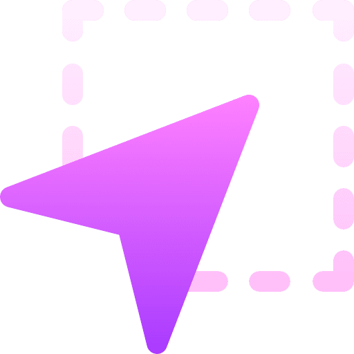 Selection cursor move selector point icon