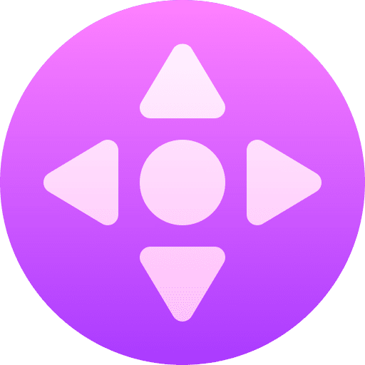 Move interface four arrows move icon