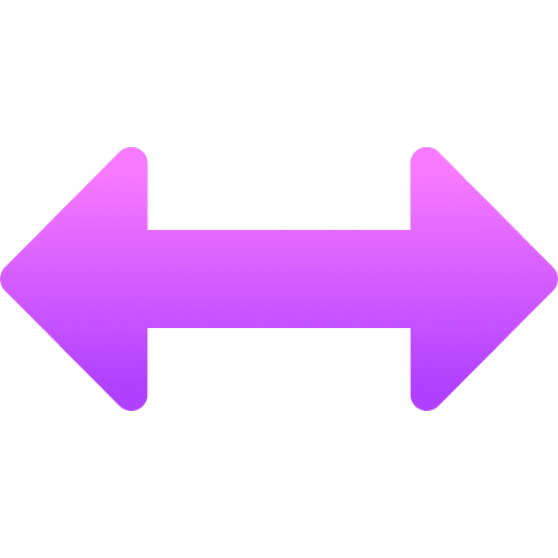 Resize double arrow arrow horizontal arrows icon
