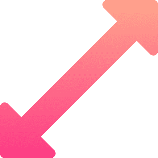 Resize scalable arrows enlargement icon