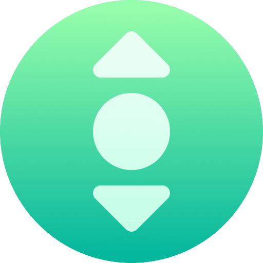 Scroll arrows edit tools mouse icon