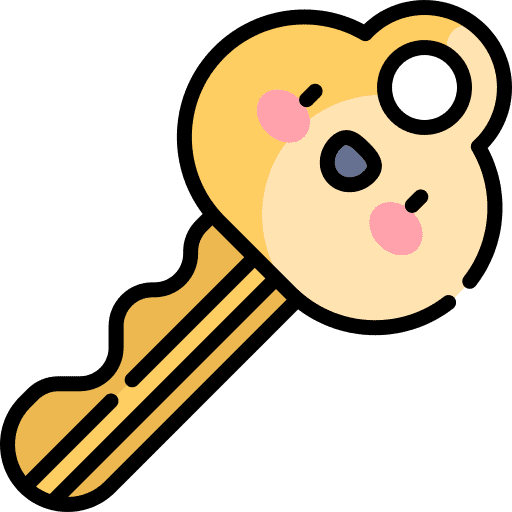 Key passkey key security icon