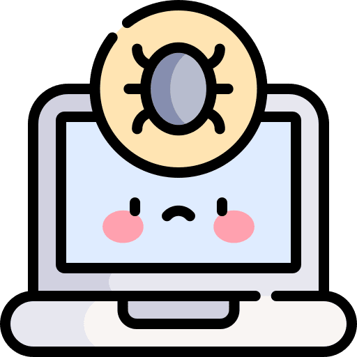 Bug technology security bug icon