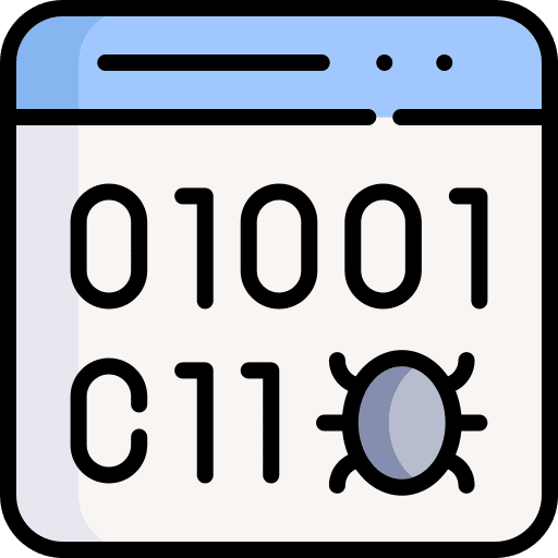 Code virus ui internet icon