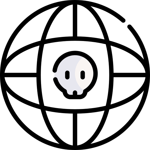 Network browser hacker network icon