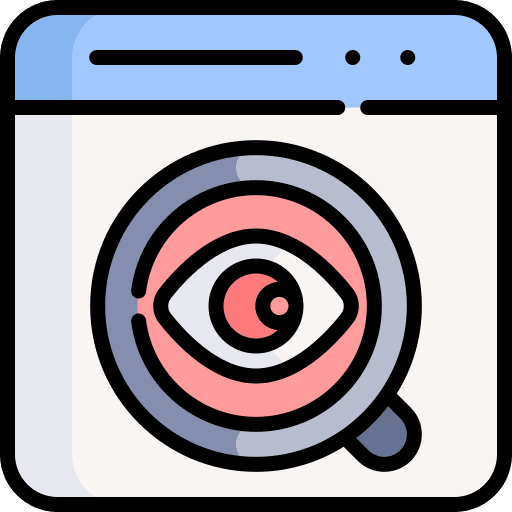 Spyware watched hacker browser icon