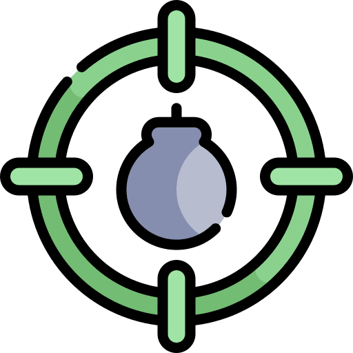 Target attack bomb target icon