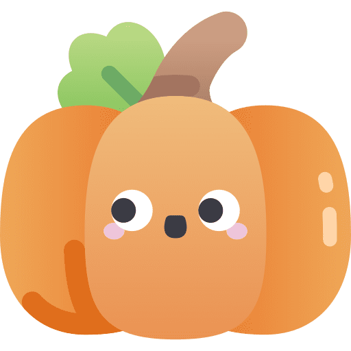 Pumpkin food agriculture farming icon