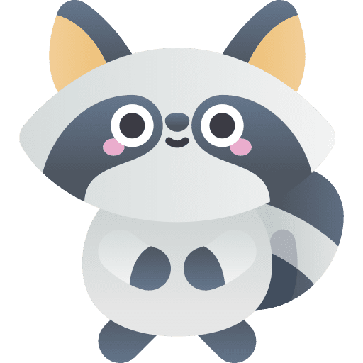 Raccoon animals wild animals nature icon
