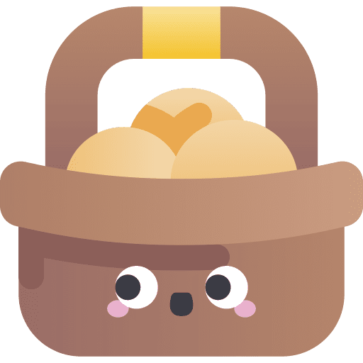 Basket wicker vacation harvest icon