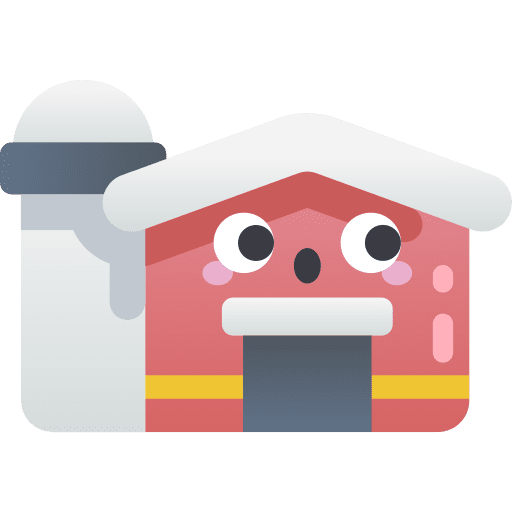 Farm silo buildings barn icon