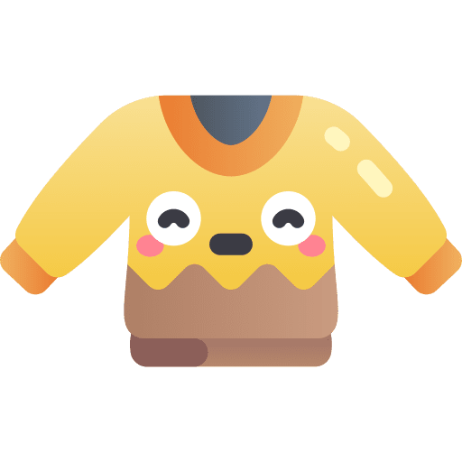 Sweater clothes cold garment icon