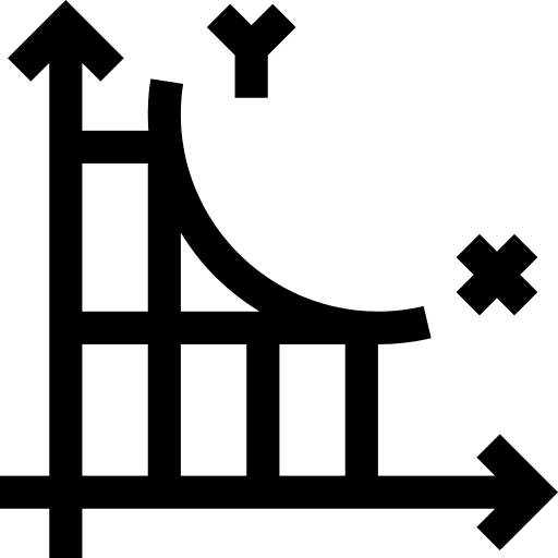 Parabola parabola education function icon