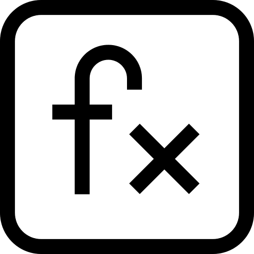 Function function mathematics binary relations icon