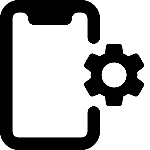 Smartphone configuration ui smartphone icon