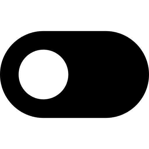 Switch on multimedia toggle control icon