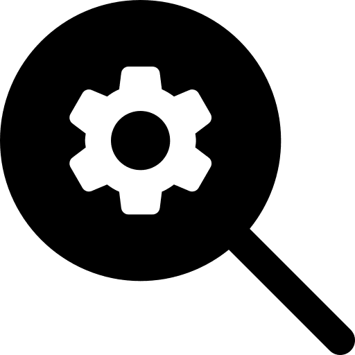 Search ui setup settings icon