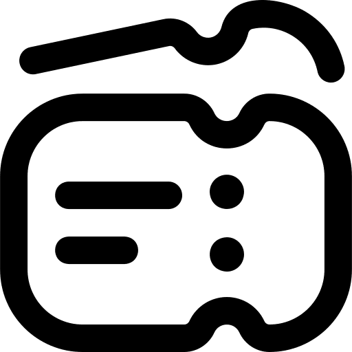 Ticket ticket pass voucher icon