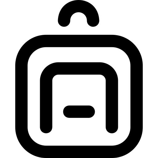 Baggage bag suitcase baggage icon