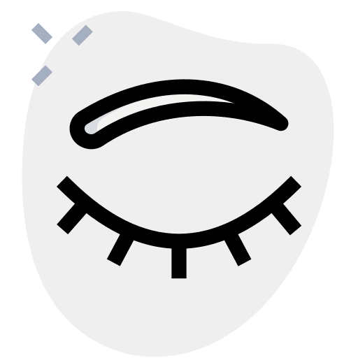 Eyebrow beauty cosmetics liner icon