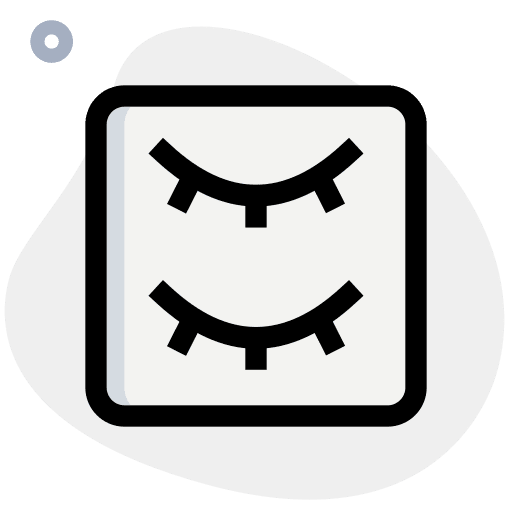 Eyelash grooming make up eyelash icon