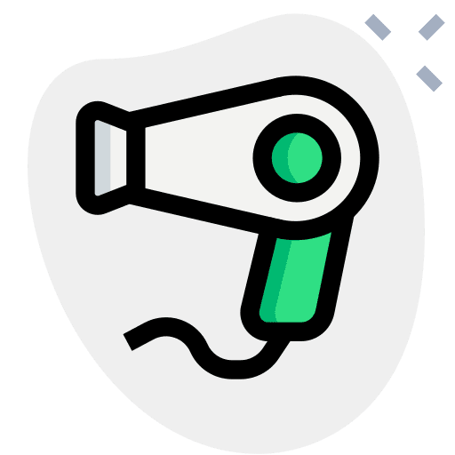 Hair dryer hair dryer femenine electronics icon